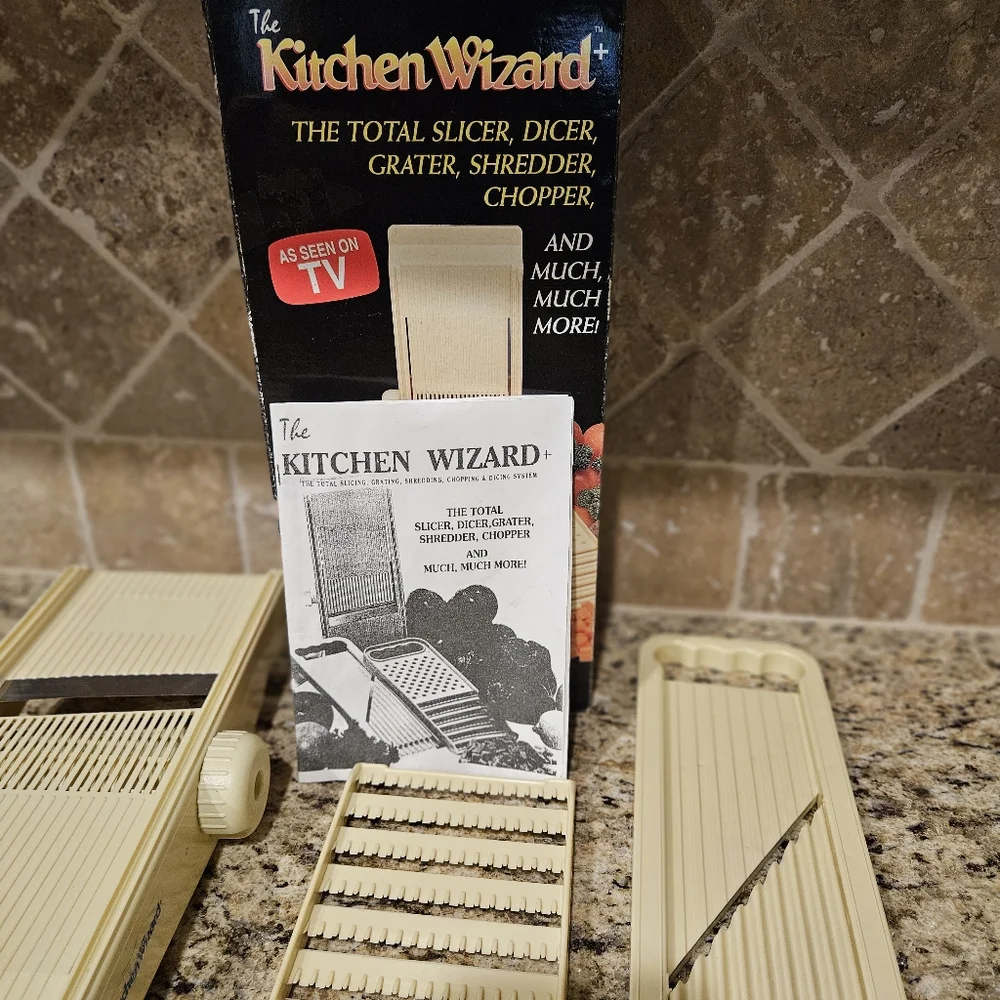 Kitchen Wizard, The Total Slicer, Dicer, Grater, Shredder, Chopper